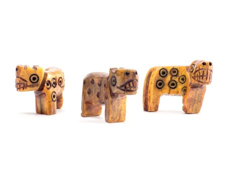 Carved Bone Jaguar Amulet on Sale