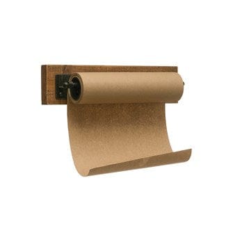 Paper Roll on Wood and Metal Wall Bracket - 15 3 4  wide Sale