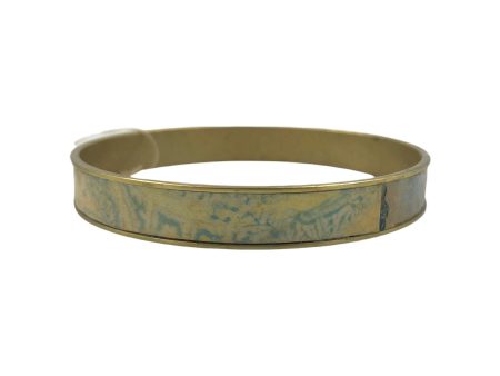 Brass with Fragment of Original Art Bangle Bracelet Cheap