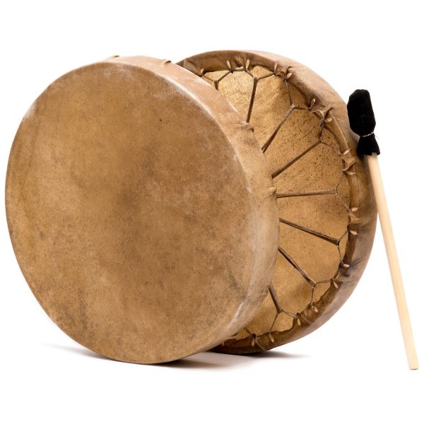 Native American Style Elk Hide Frame Hand Drum Discount