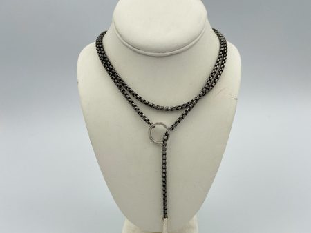 Silver Lariat Necklace For Discount