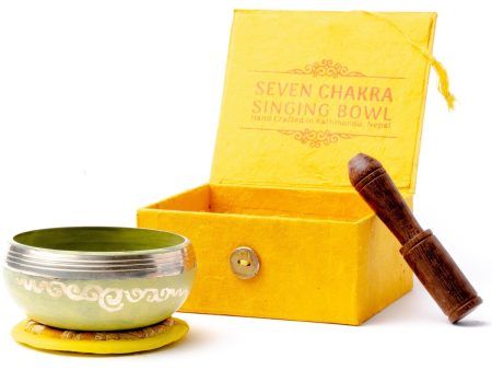 Singing Bowl Manipura Chakra Gift Box - 3 inch DISCOUNTED 2nds Online Hot Sale