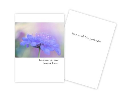 Floral Sympathy Card Fashion