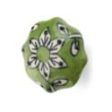 Green Azalea Painted Ceramic Knob Cheap