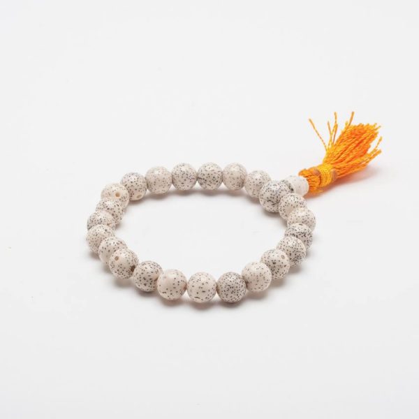 Lotus Seed Wrist Mala-Stretchy Hot on Sale