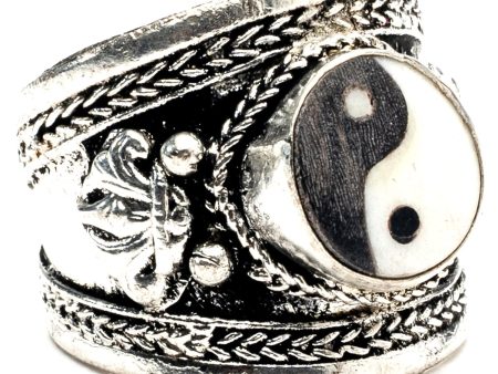 Tibetan Dorje Yin Yang Finger Ring Online