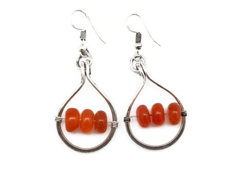 Anju Banjara Carnelian Earrings Discount