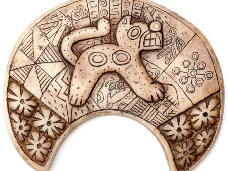 Andean Symbology Tile - Crescent Jaguar For Cheap