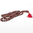 Tibetan Buddhist 5 Mukhi Rudraksha Healing Prayer Bead Mala Fashion