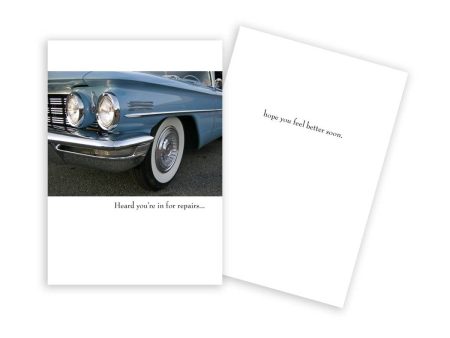 Classic Car Get Well Card Sale