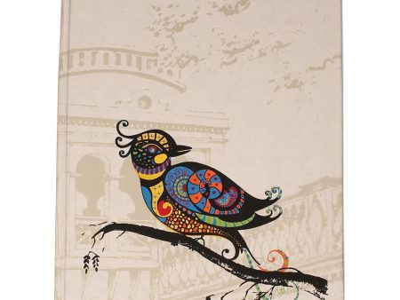 Handpainted Bird Journal Fashion