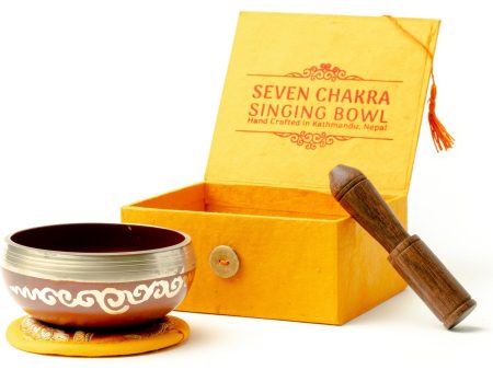 Singing Bowl Svadhisthana Chakra Gift Box - 3 inch DISCOUNTED 2nds Online Hot Sale