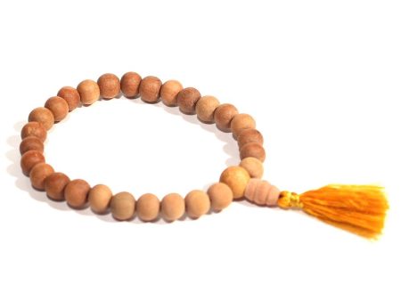 Tibetan Sandalwood Wrist Mala Hot on Sale