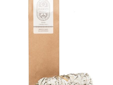 White Sage & Lavender Large Smudge Stick - Jumbo Cheap