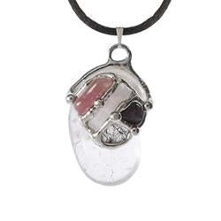 Peacemaker Crystal Gem Drop Pendant Discount