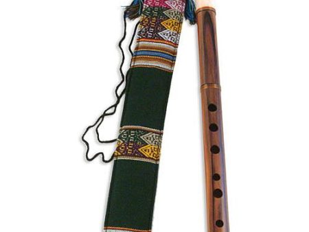 Song of the Andes Peruvian Quena Flute Wood w Case For Discount