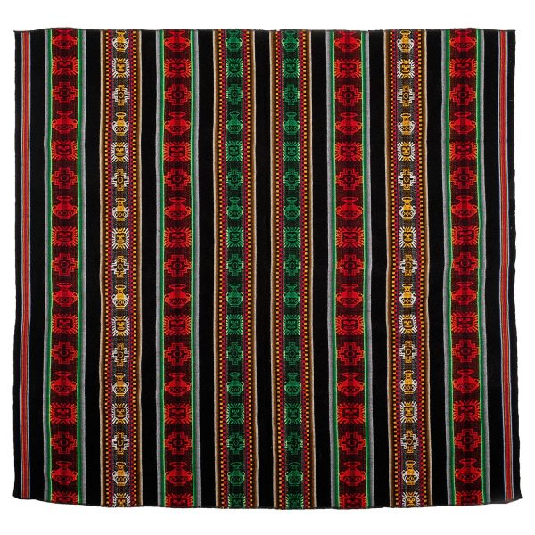 Peruvian Woven Throw - Black Discount