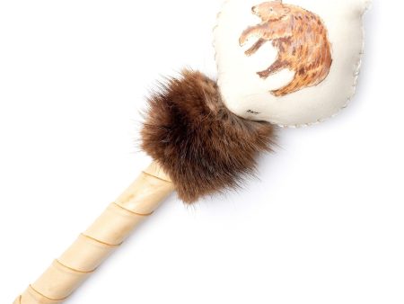 Rawhide Grizzly Bear Rattle on Sale