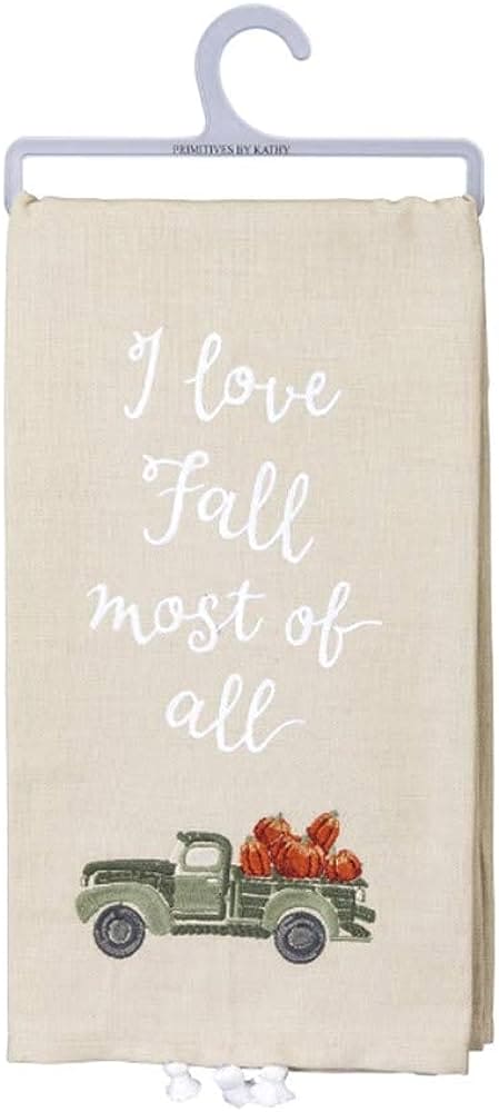 Kitchen Towel - I Love Fall the Most Discount