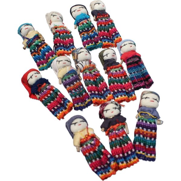 Worry Dolls - 2 inch- Set of 12 Online Hot Sale