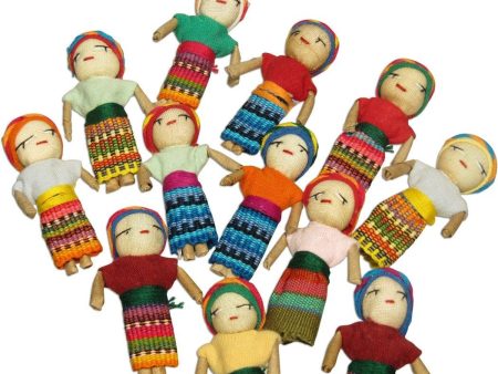 Worry Dolls - 2 inch- Set of 12 Online Hot Sale