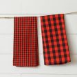 Tea Towels - Red and Black Buffalo Plaid (Set of 2) Supply