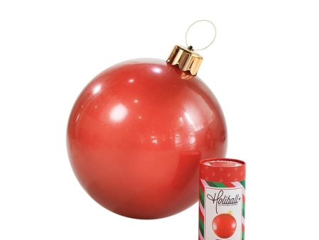 Holiball® - The Inflatable Ornament (18  Vintage Red) Online Hot Sale