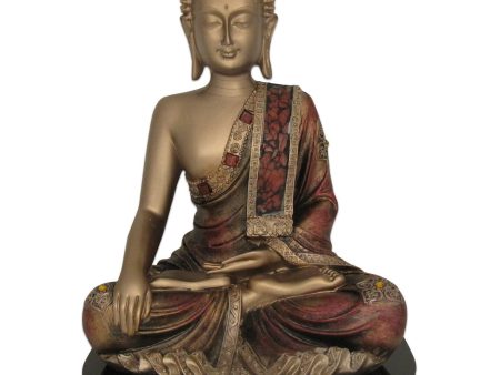 Golden Buddha Statue with Mosaic Design Online Sale