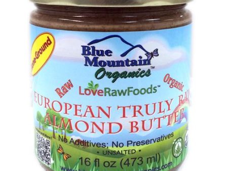 Love Raw Foods Raw Organic European Truly Raw Almond Butter 16 oz For Discount