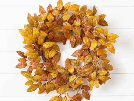 Wreath - Beech Fall Foliage on Sale