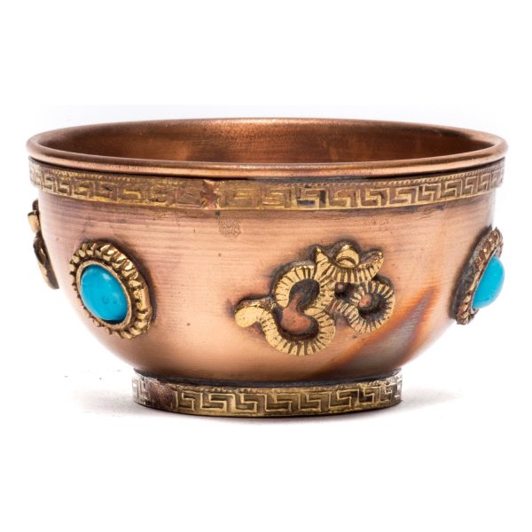 Copper Om Offering Bowl - Small Hot on Sale