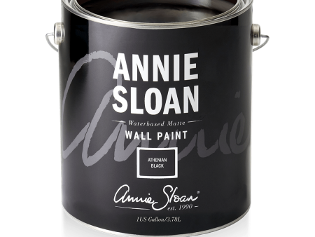 Annie Sloan Wall Paint Athenian Black - 1 Gallon Supply