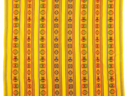 Peruvian Woven Throw Yellow Supply