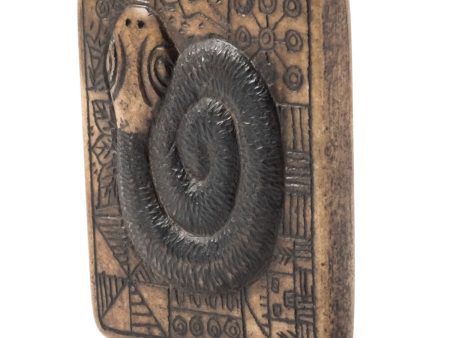 Andean Symbology Tile - Serpent - Square - Small Supply