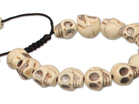 Tibetan Skull Bead Bracelet Hot on Sale