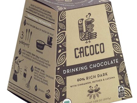 Cacoco Ceremonial Drinking Chocolate - 60% Rich Dark Online Sale