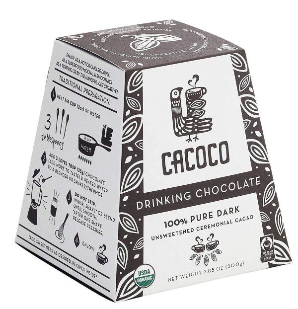 Cacoco Ceremonial Drinking Chocolate - 100% Pure Dark Fashion