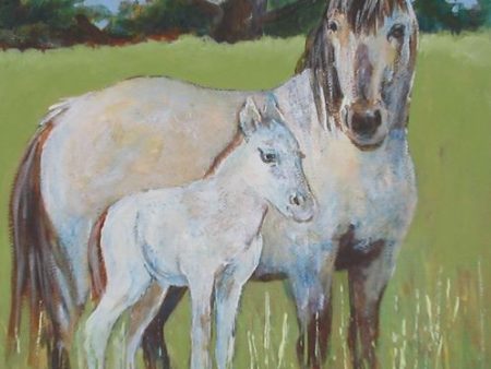 Proud Mama by Karen Wolf (Original Framed Art) Online Hot Sale