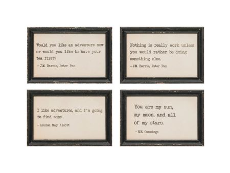 Wood Framed Wall Decor with Saying - 4 Styles in Little One Collection Sale