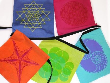 Prayer Flags - Sacred Geometry Sale