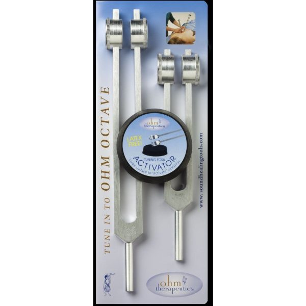 Tuning Fork - Ohm Octave Set - 136.1 & 68.05 hz Hot on Sale