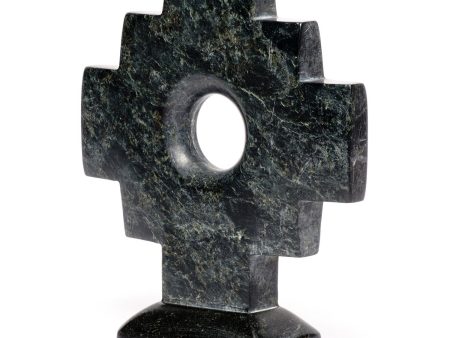 Carved Machu Picchu Stone Chakana- Large Online