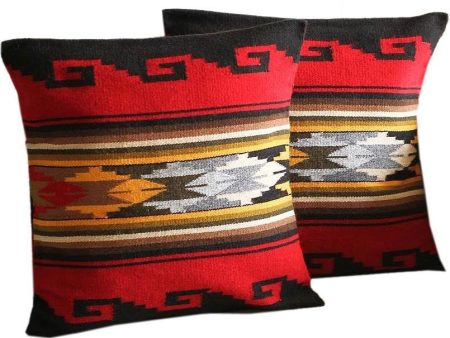 Alpaca Wool Cushion Cover,  Red Sea  (pair) Supply