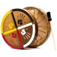 Medicine Wheel Healing-Hands Buffalo Hide Hand Drum Cheap