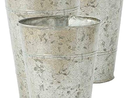 KAK 8  Galvanized Metal French Floral Bucket Sale