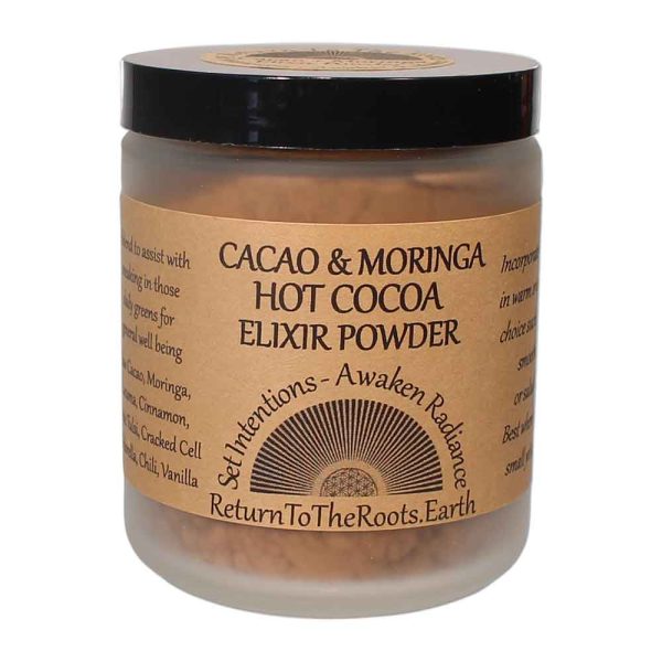 Cacao & Moringa Hot Cocoa Elixir Powder Sale