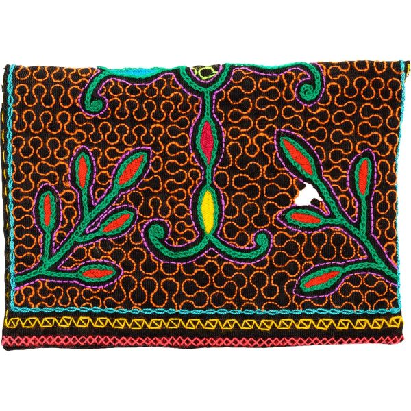 Shipibo Embroidered Clutch Bag Online Hot Sale