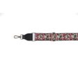 Pattern Guitar Strap - Flora Wide Pink Online Hot Sale