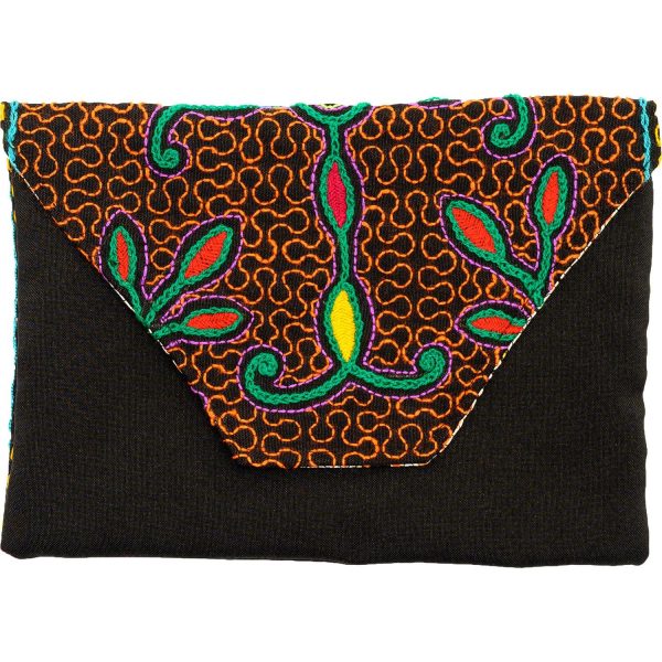 Shipibo Embroidered Clutch Bag Online Hot Sale