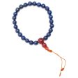 Tibetan Lapis Bead Wrist Mala-Adjustable Online now